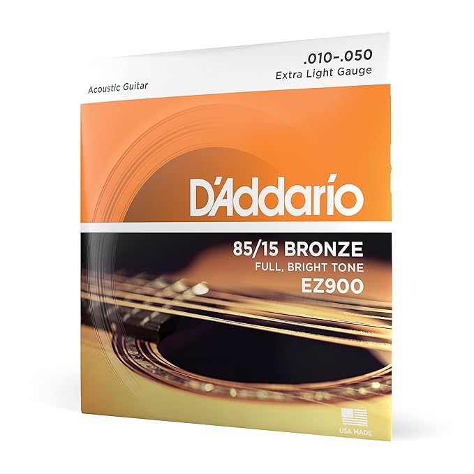 D'Addario EZ900 Extra Light Acoustic Guitar Strings
