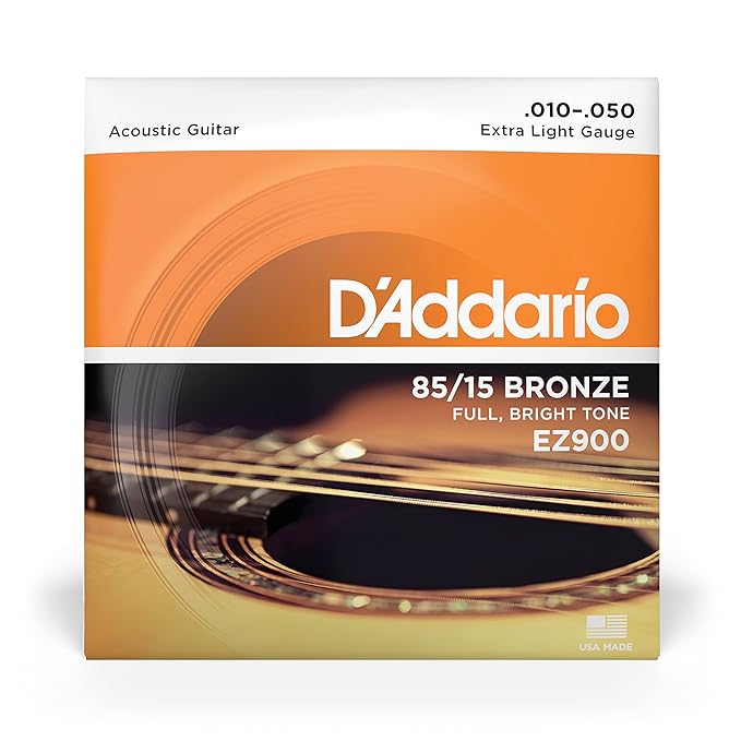 D'Addario EZ900 Extra Light Acoustic Guitar Strings
