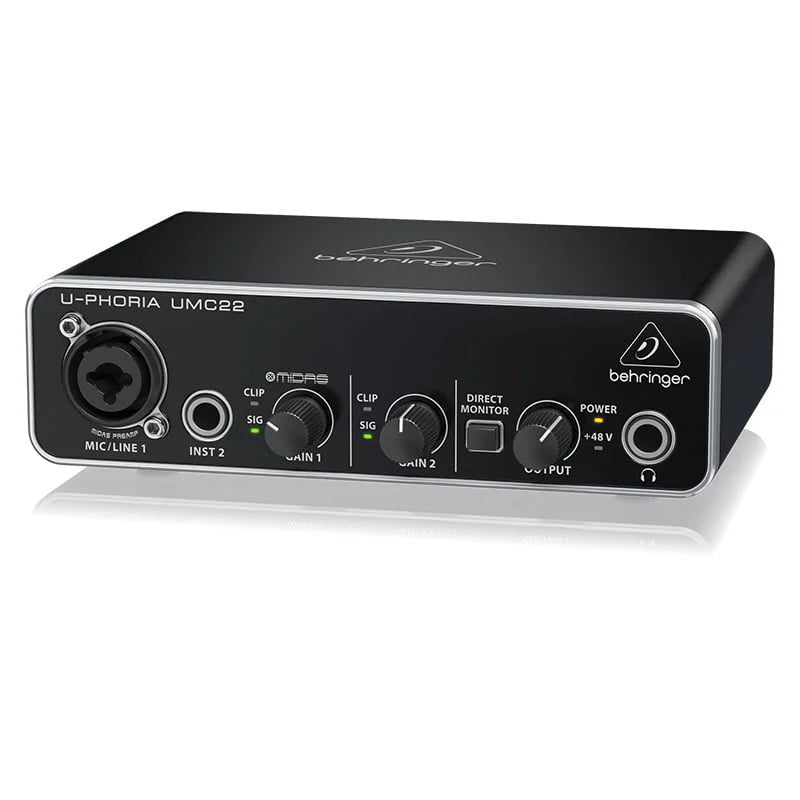 Behringer U-PHORIA UMC22 USB Audio Interface