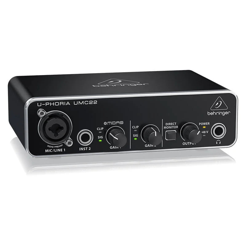 Behringer U-PHORIA UMC22 USB Audio Interface
