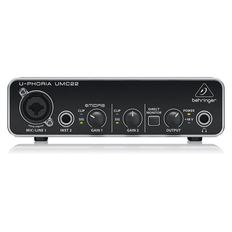 Behringer U-PHORIA UMC22 USB Audio Interface