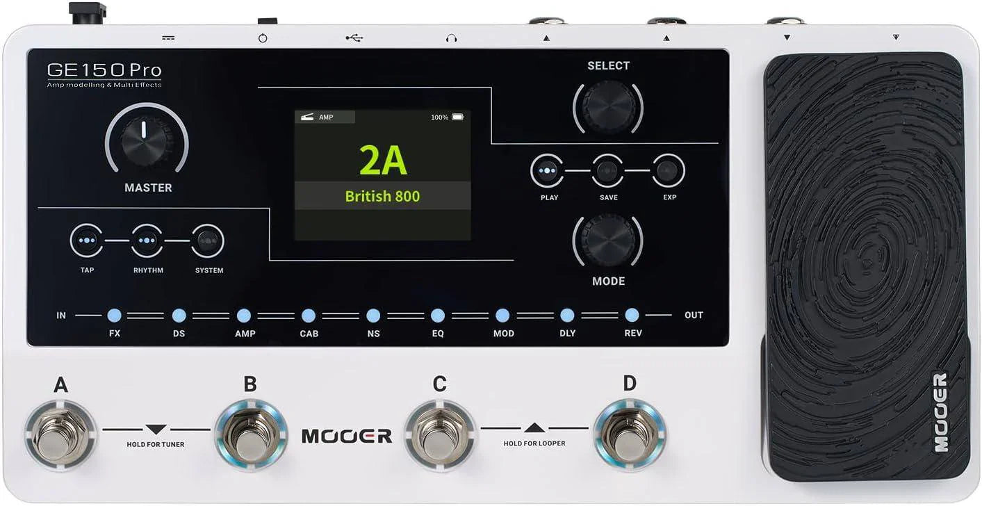 Mooer GE150 Pro Multi-Effects Guitar Processor